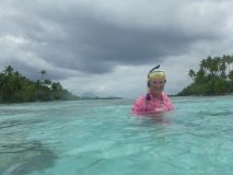 Taha'a, Bora Bora in distance